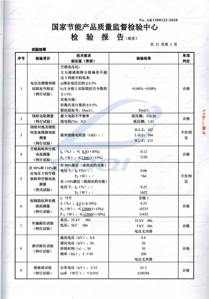 高低压试验报告-S11-1250江汉江汉江汉油浸式变压器-2.jpg